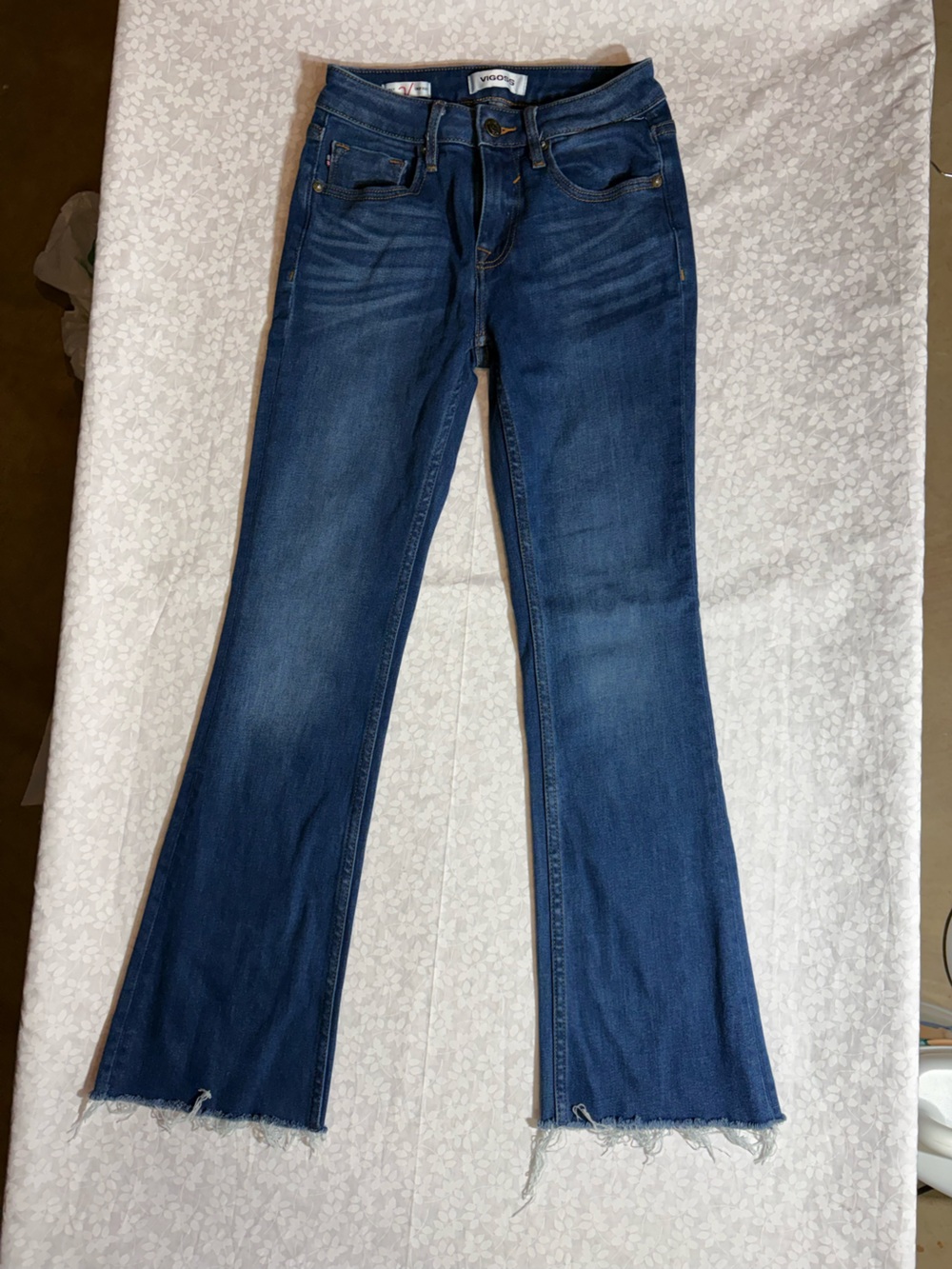 Vigoss Mid Blue Skinny Flare Jeans